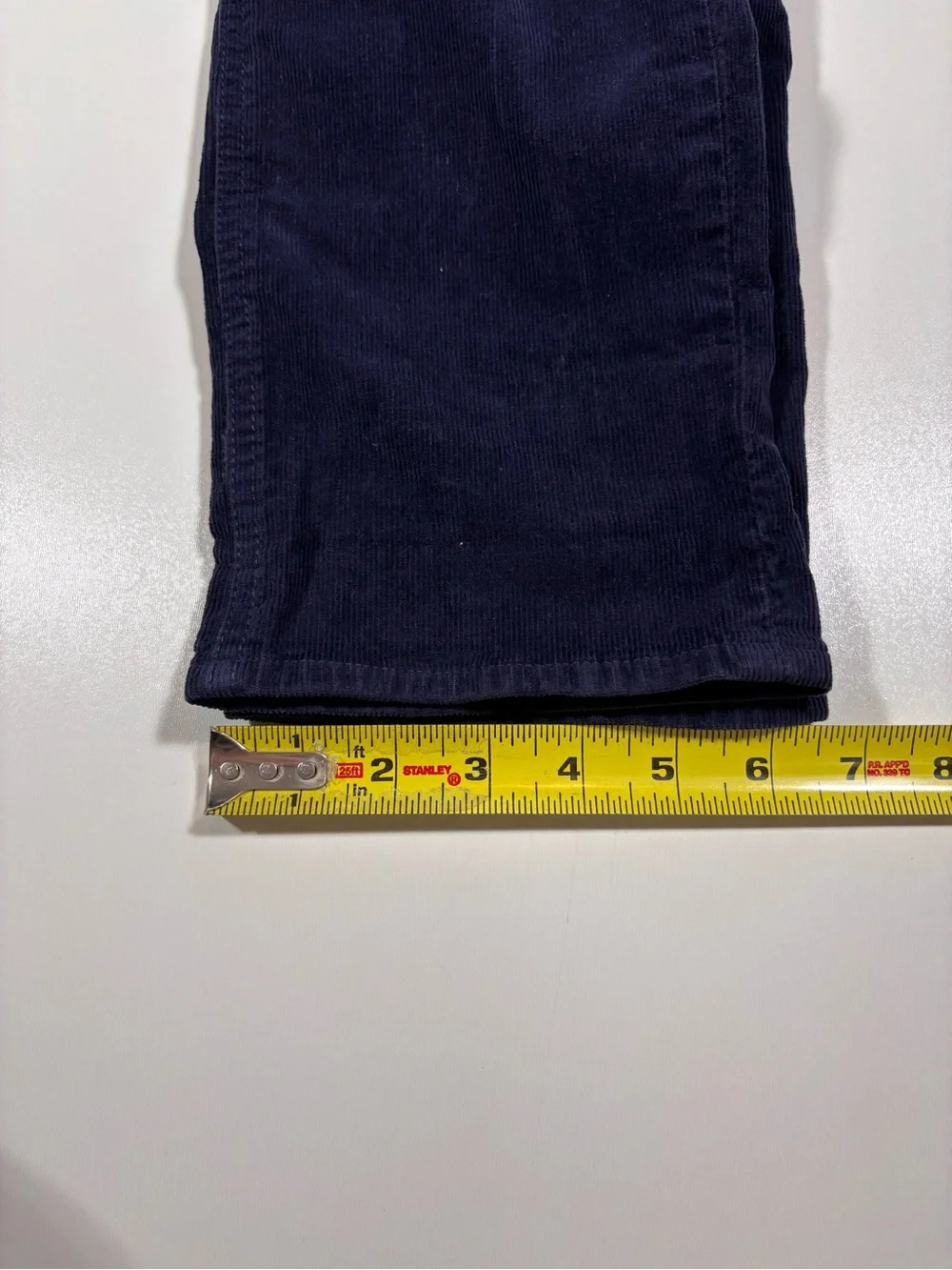 J.Crew Women’s Matchstick Corduroy Pants Size 29 Navy Blue Straight Leg